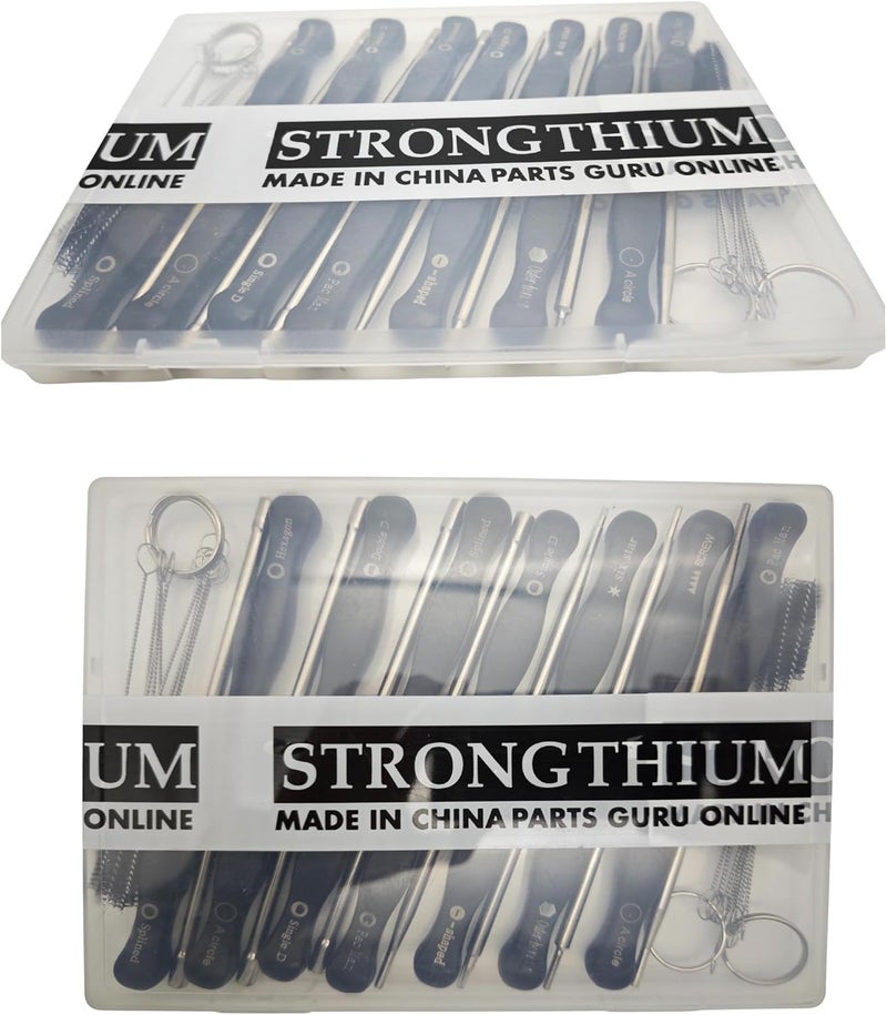 Strongthium 14 Pcs Carburetor Adjustment Tool Screwdriver Kit for 2 Cycle Small Engine Echo STIHL Poulan Ryobi Husqvarna MTD Homelite Chainsaw String Trimmer Weedeater with Carb Cleaning Brush - Image 3